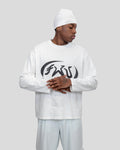 WHITE FADED FWU LONGSLEEVE