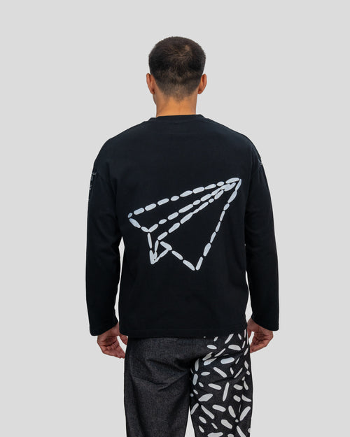 BLACK FADED TAKE OVER LONGSLEEVE