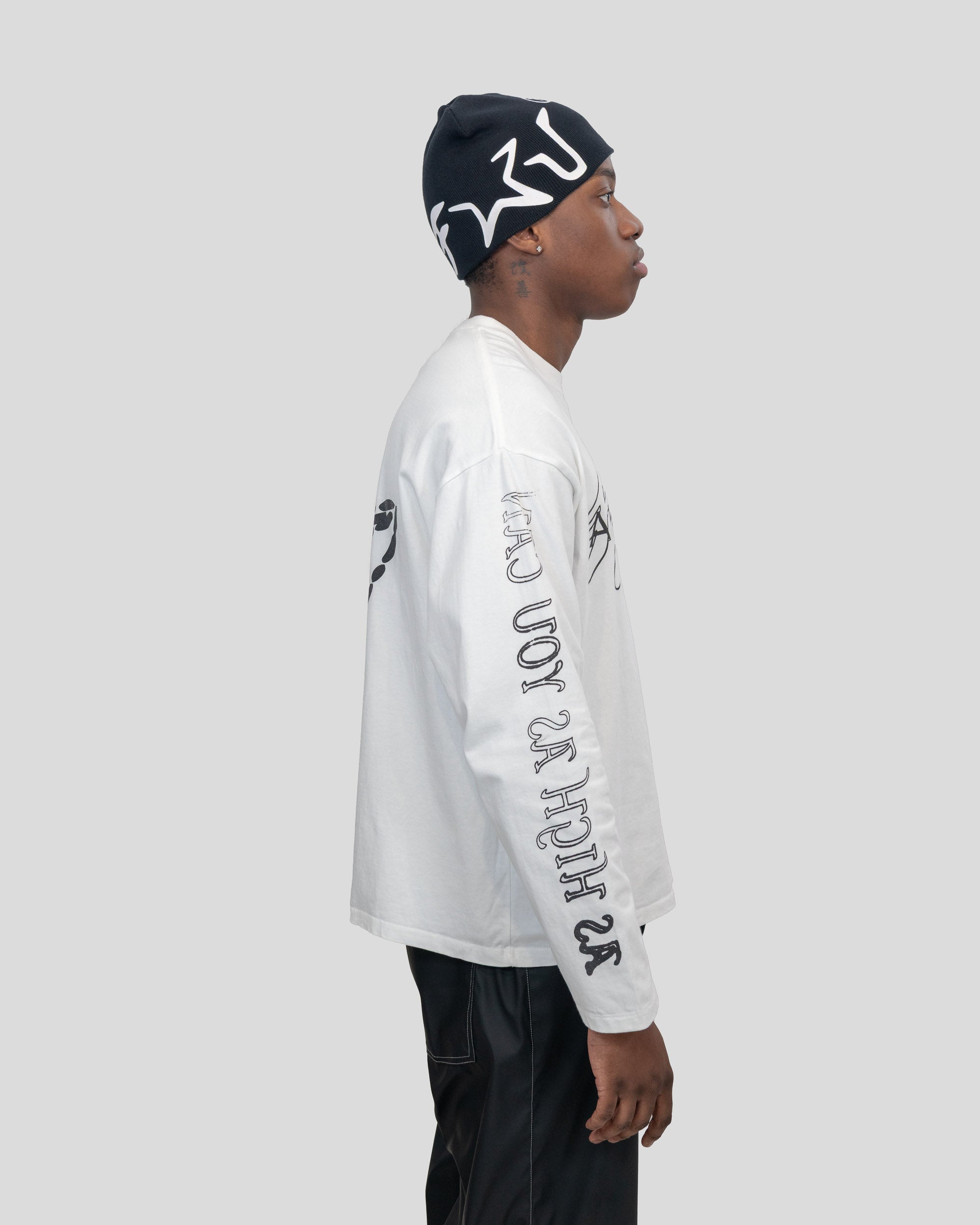 WHITE FADED TAKE OVER LONGSLEEVE