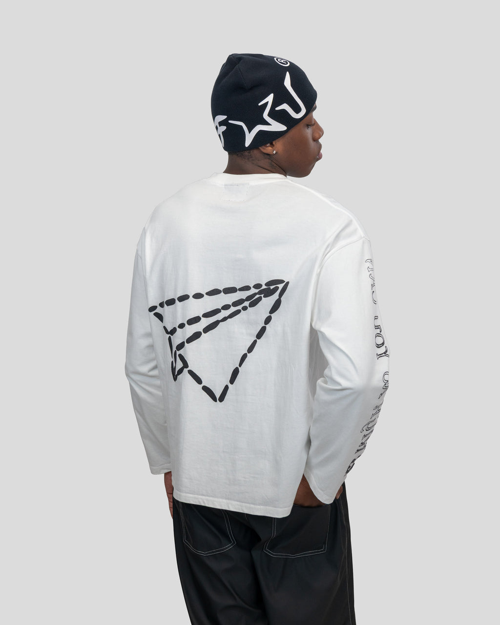 WHITE FADED TAKE OVER LONGSLEEVE