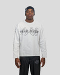 WHITE FADED TAKE OVER LONGSLEEVE