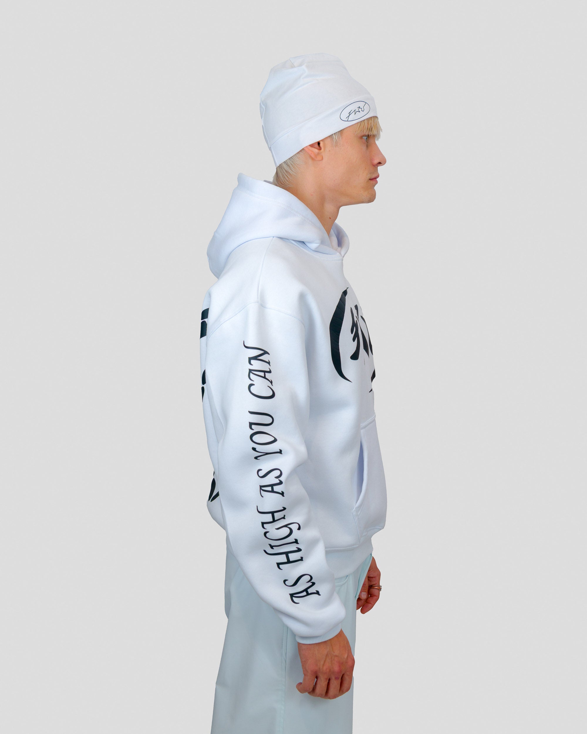 WHITE FWU HOODIE