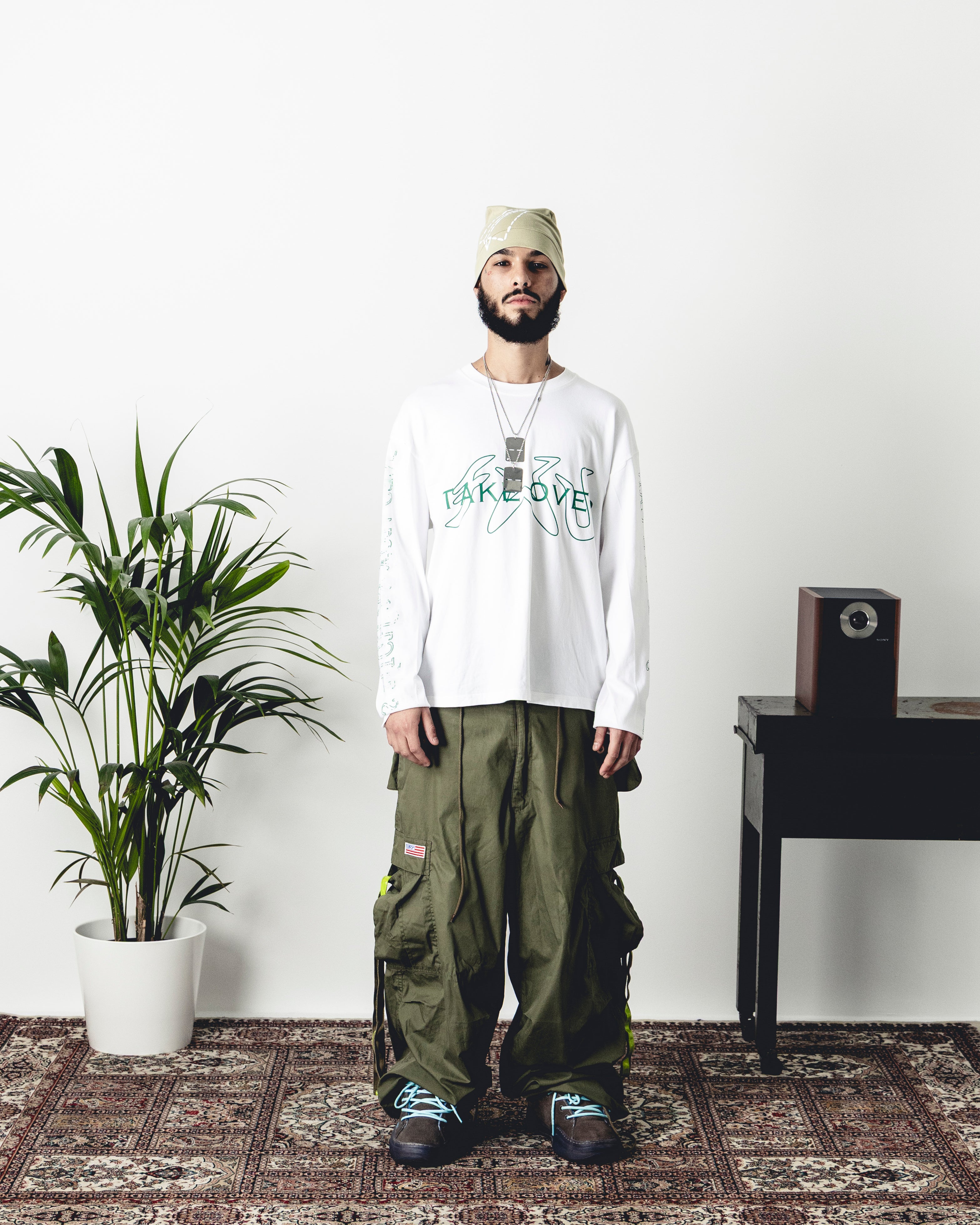 GREEN FADED TAKEOVER LONGSLEEVE